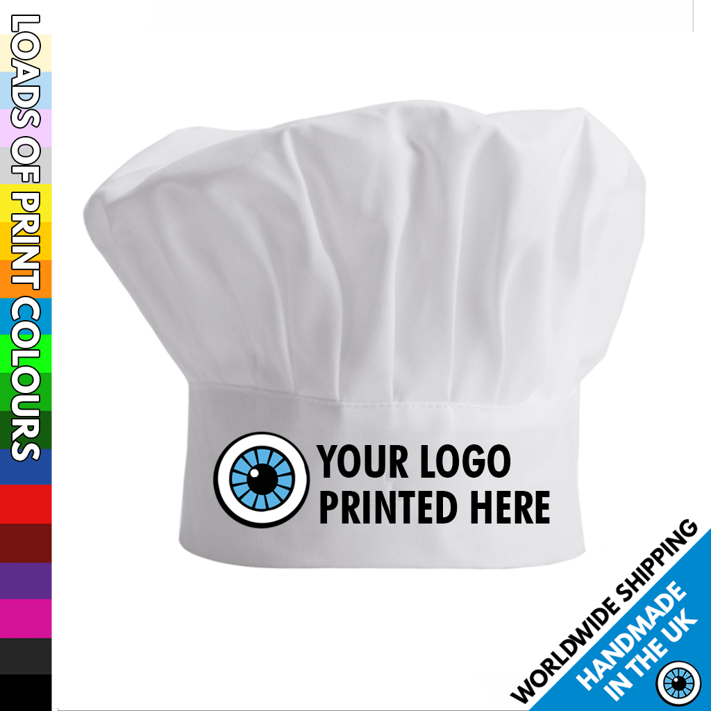 Custom Image Chef Hats Fast & Free UK Shipping