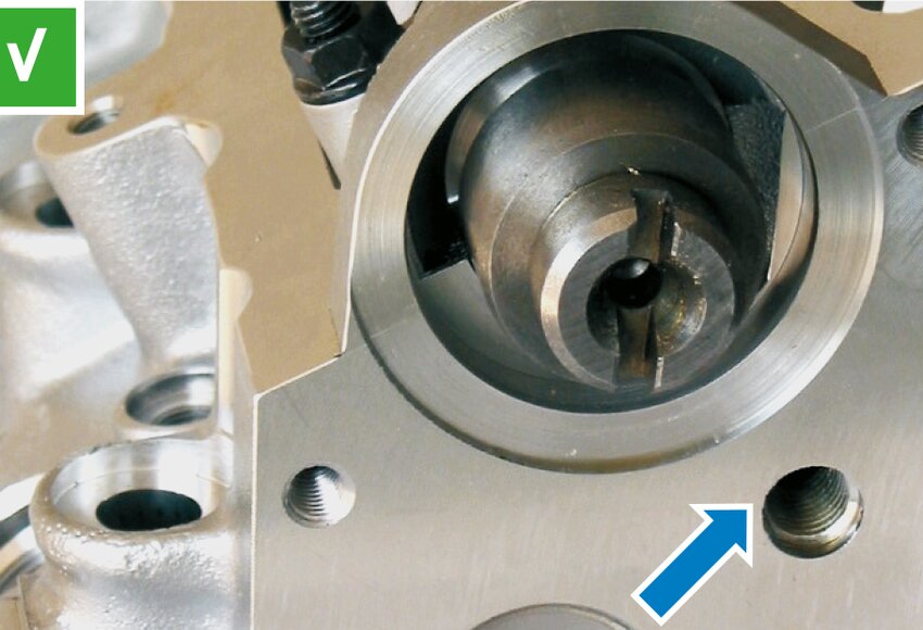 Vacuum pump damage | Motorservice