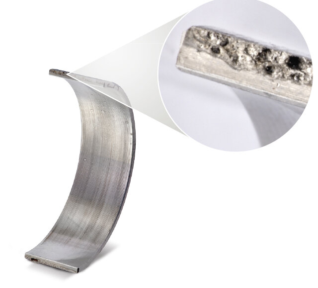 Damage to engine bearing Corrosion Motorservice