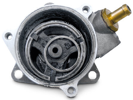 Damage to vacuum pumps due to insufficient lubricating oil supply