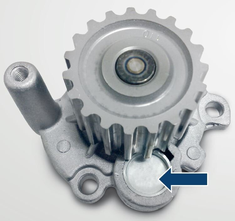 Water pumps Leak tightness & leakage holes Motorservice