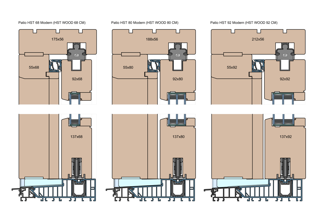 Drewniane Patio HS MS więcej niż OKNA