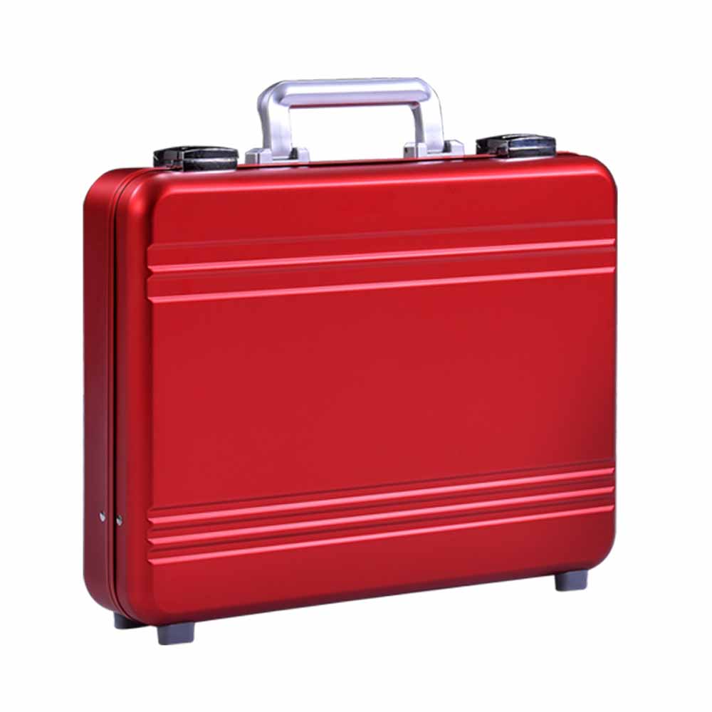 Molded Aluminum Notebook Attache Carrying Case, Magnesium Aluminum