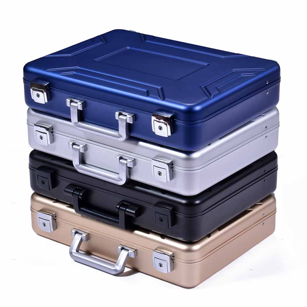 Anodized Blue Aluminum Suitcase Supplier in China MSACase