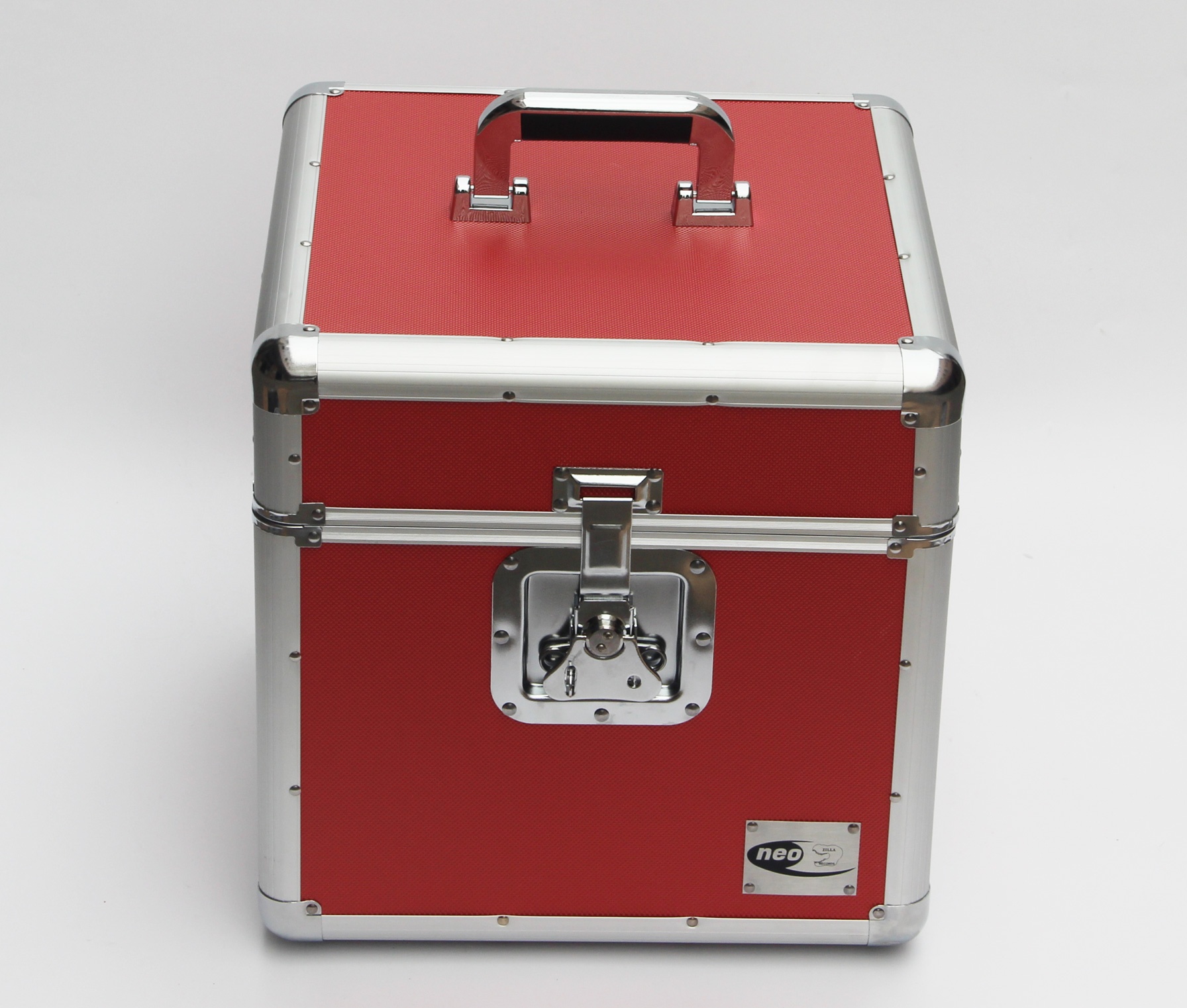 Red LP 100 12” Aluminum Media CD/DVD Storage Box MSACase MSACase