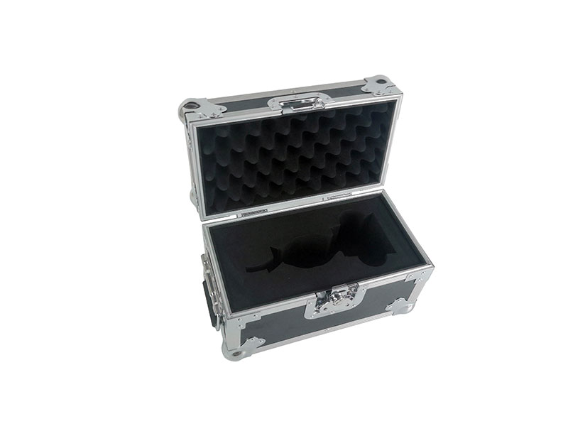 Small flight case black transport equipment carrying cases MSACase