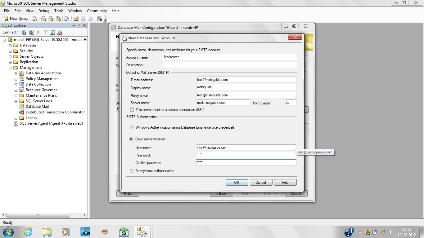How to Configure Database Mail? Msbi Guide