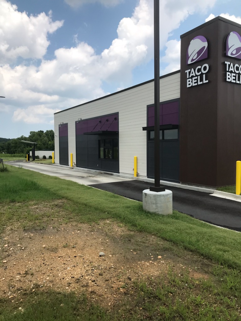 Taco Bell Huntingdon, TN MSB Construction MidSouth Business
