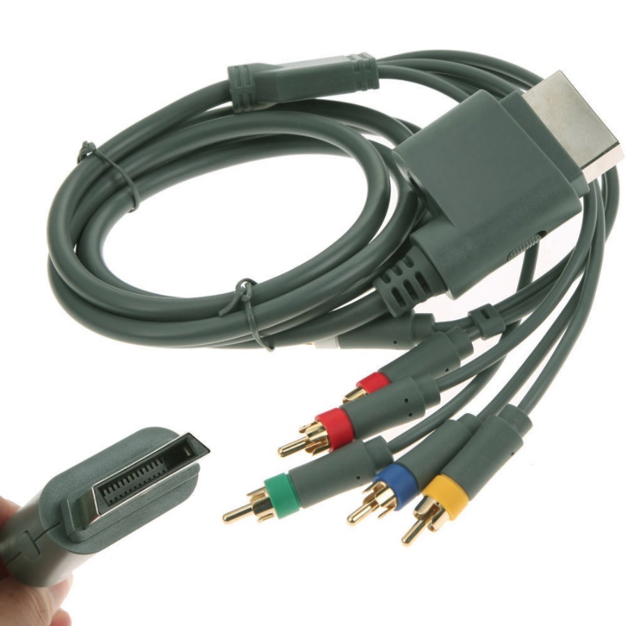 Component HDTV (HD) Video & RCA Stereo AV Cable Optical Audio Out For