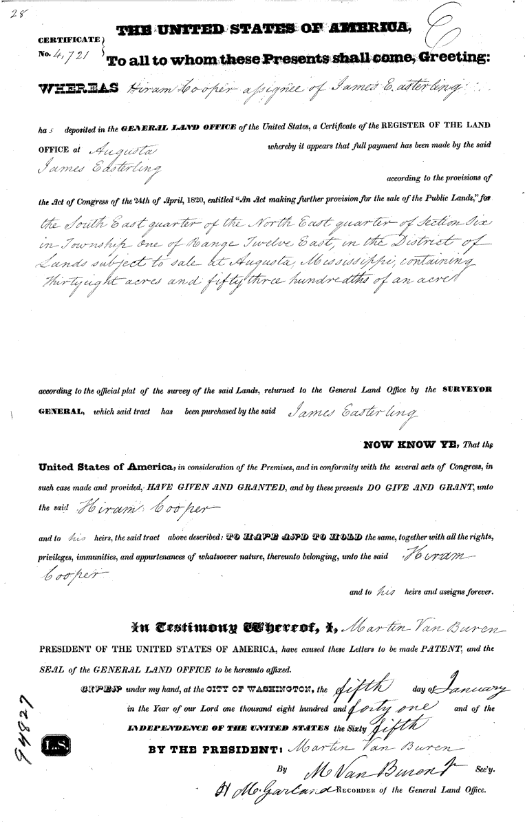 Jasper County, MS, Deeds & Land Records