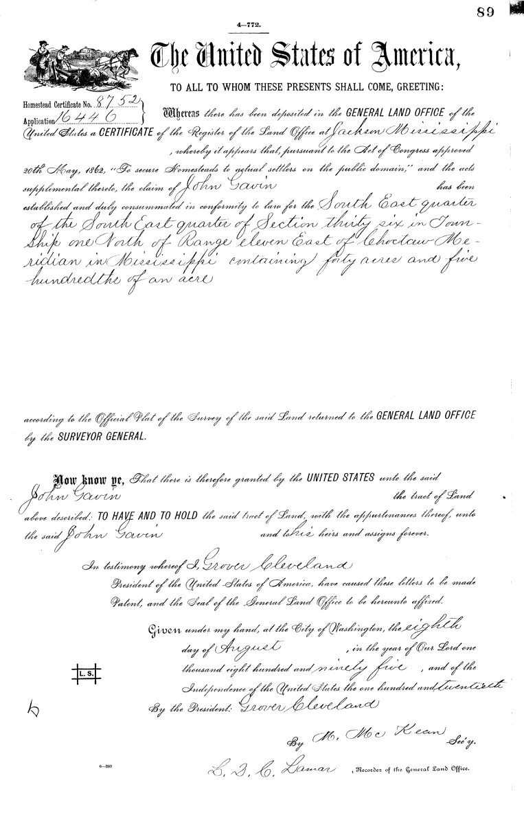 Jasper County, MS, Deeds & Land Records