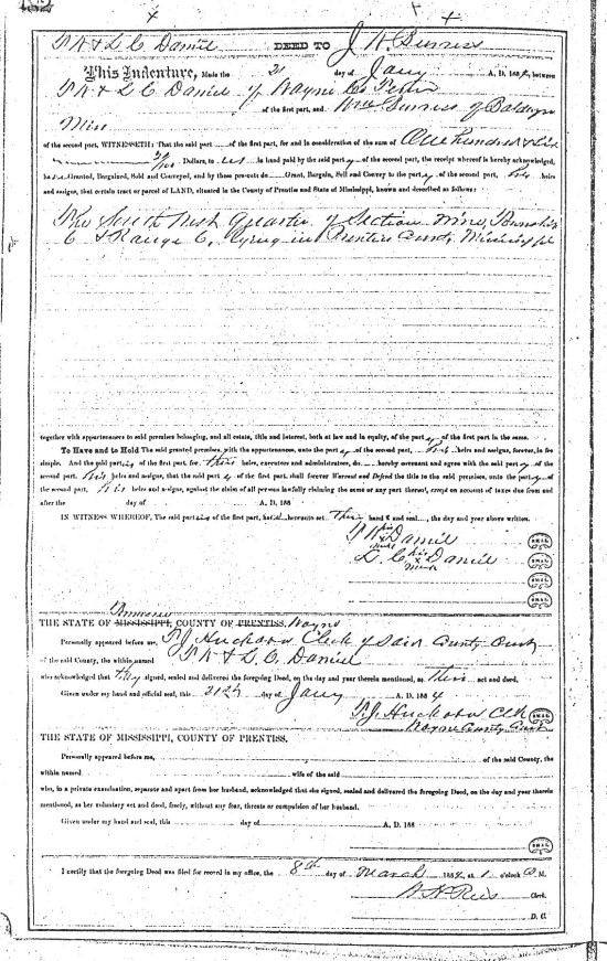 Prentiss County MS Genealogy