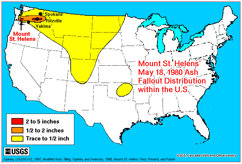 How were forests influenced by the eruption? Mount St. Helens Science
