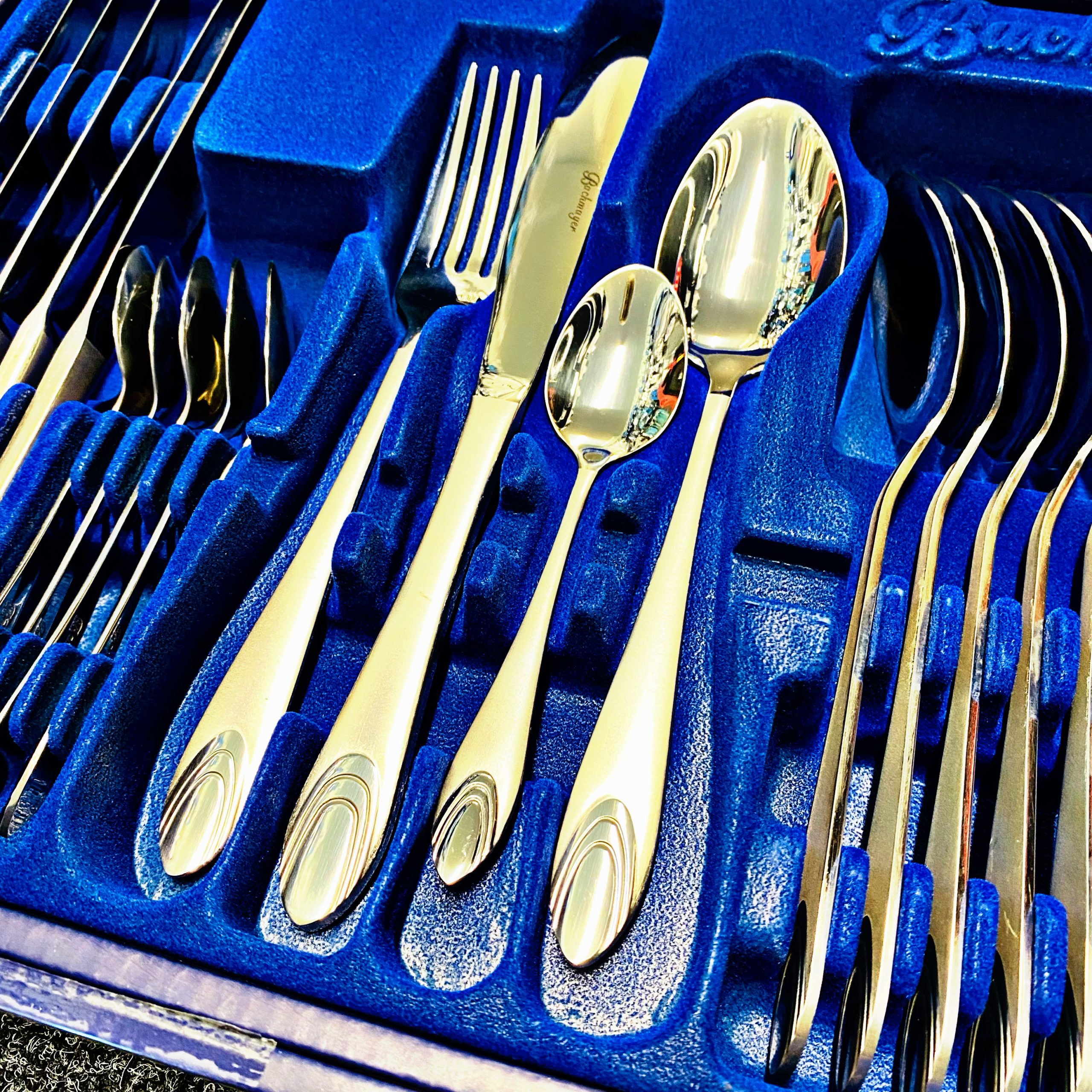 24 PIECES CUTLERY SET SILVER MS Mega Choice