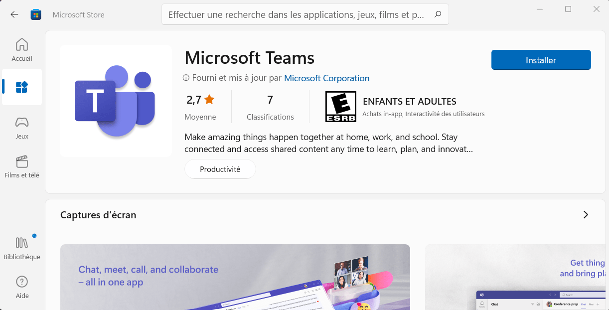 Microsoft Teams est maintenant dans le Microsoft Store MSNLoop