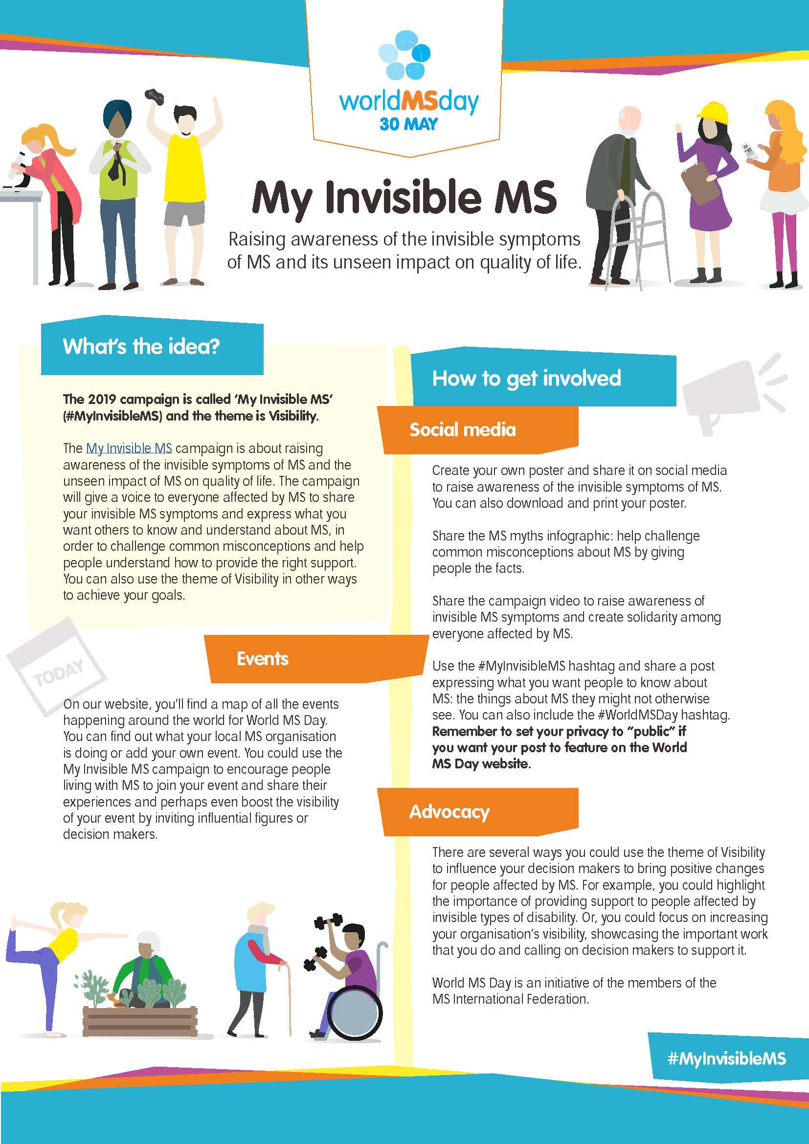 MSNZ is proud to support World MS Day 2019 Multiple Sclerosis Society