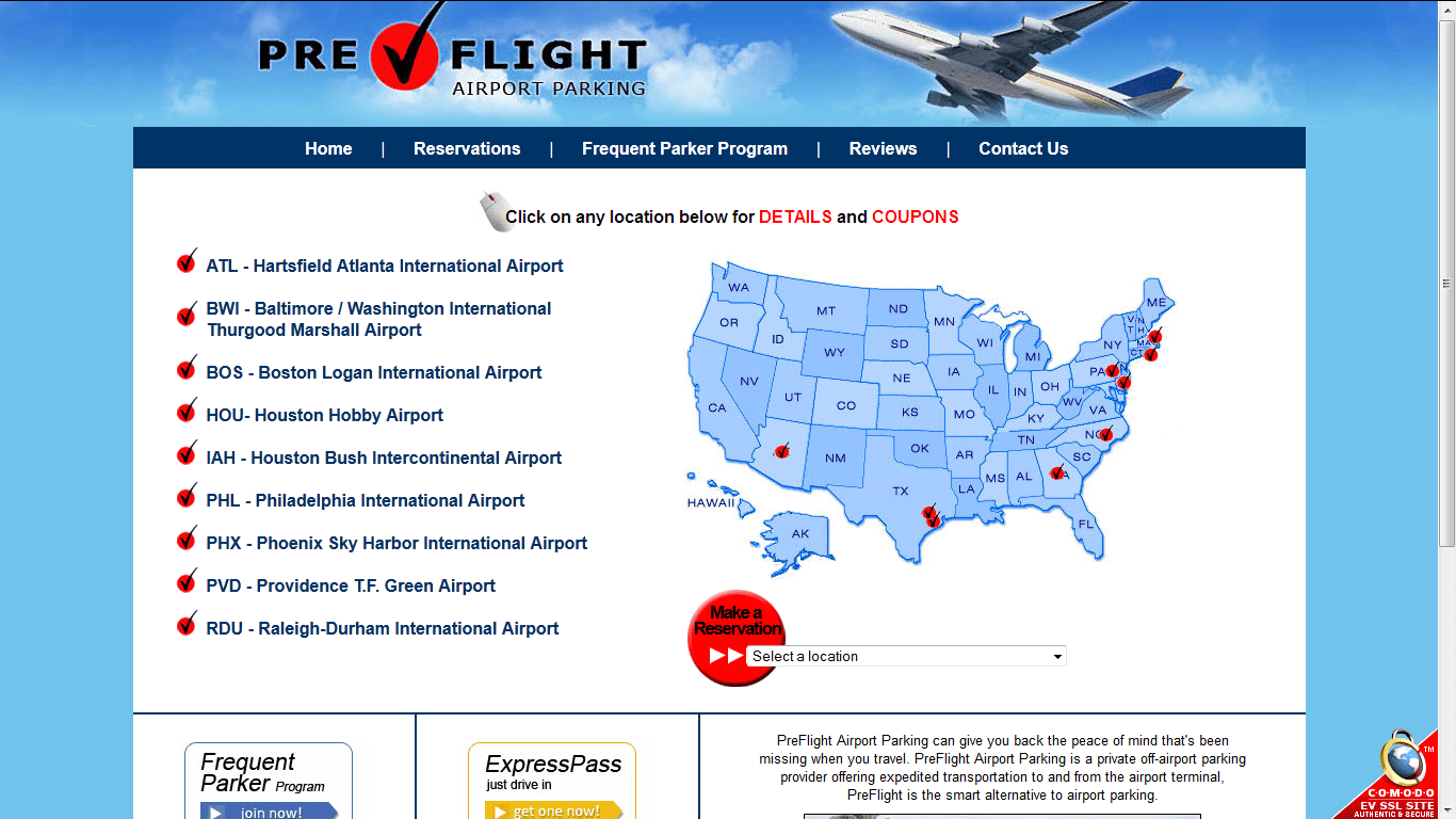 PreFlight Parking MSP Concepts