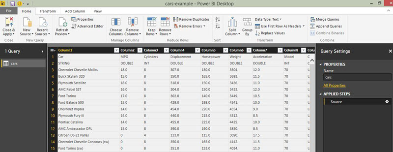 Introduction to the Power BI Desktop and the M Language