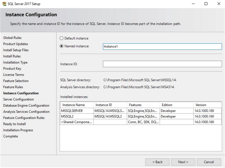 Install SQL Server from Configuration File with Installation Center
