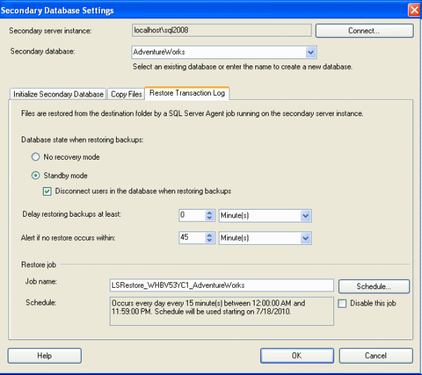Migrating a VLDB in SQL Server with Log Shipping