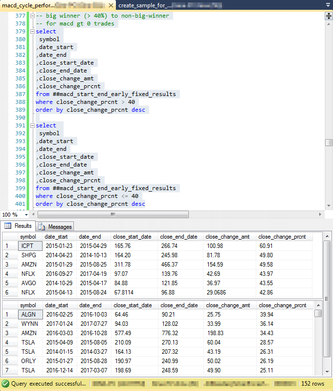 Calculate Stock Buy and Sell with TSQL