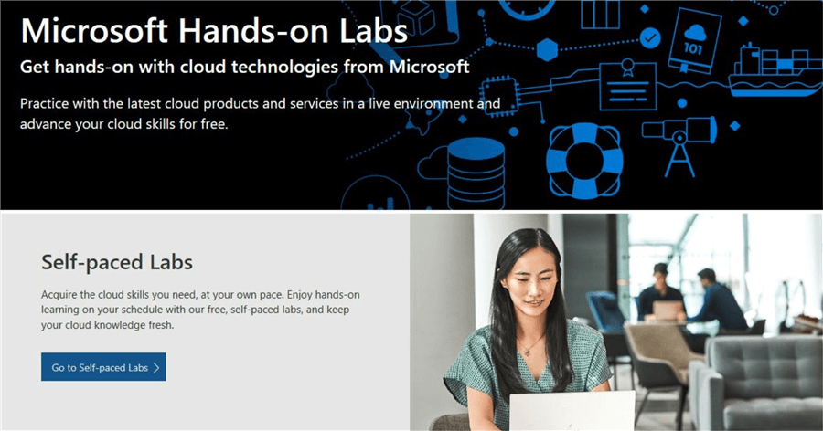Using Microsoft HandsOn labs to get handson cloud experience for free