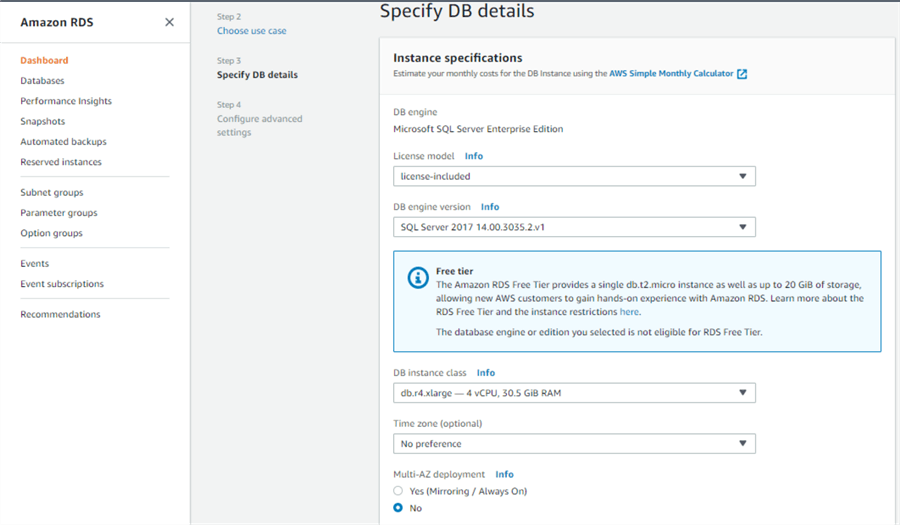 Enforce SSL for connecting to AWS RDS Instance of SQL Server