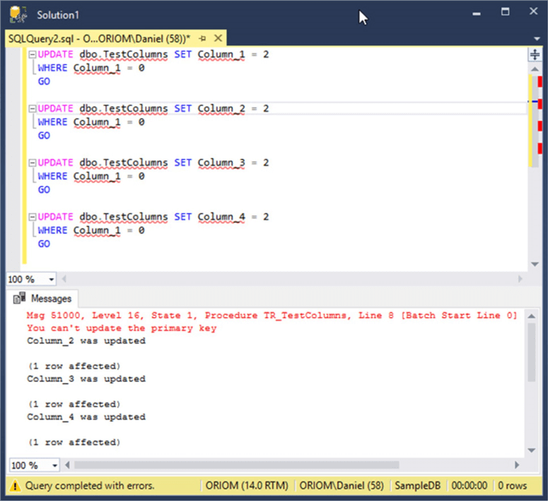 How To Change Column Name Of Table In Sql Server