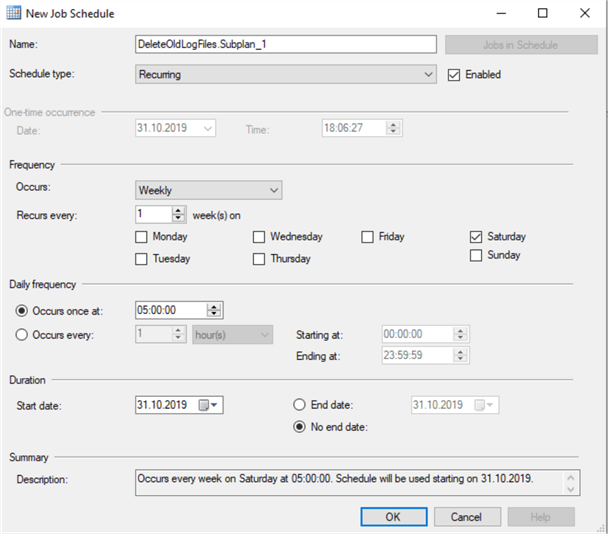 SQL Server Maintenance Plans Maintenance Cleanup Task