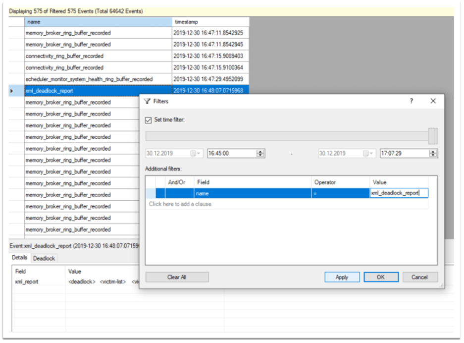 Monitor Deadlocks in SQL Server with system_health Extended Events