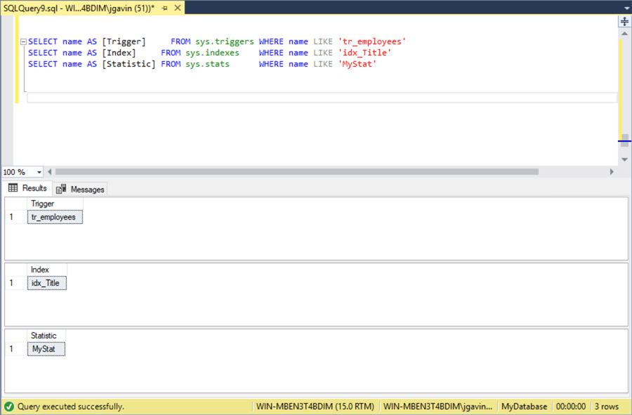 SQL Server DROP TABLE IF EXISTS Examples