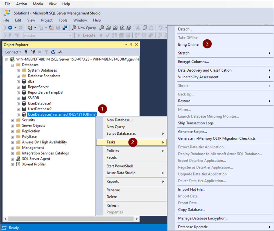 How to Find Unused Databases in SQL Server