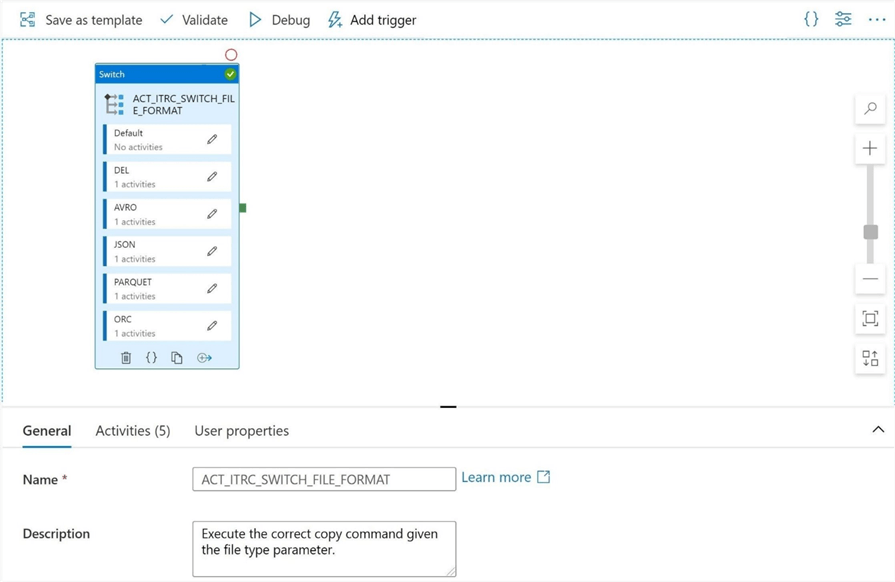 Supporting multiple data lake file formats with Azure Data Factory