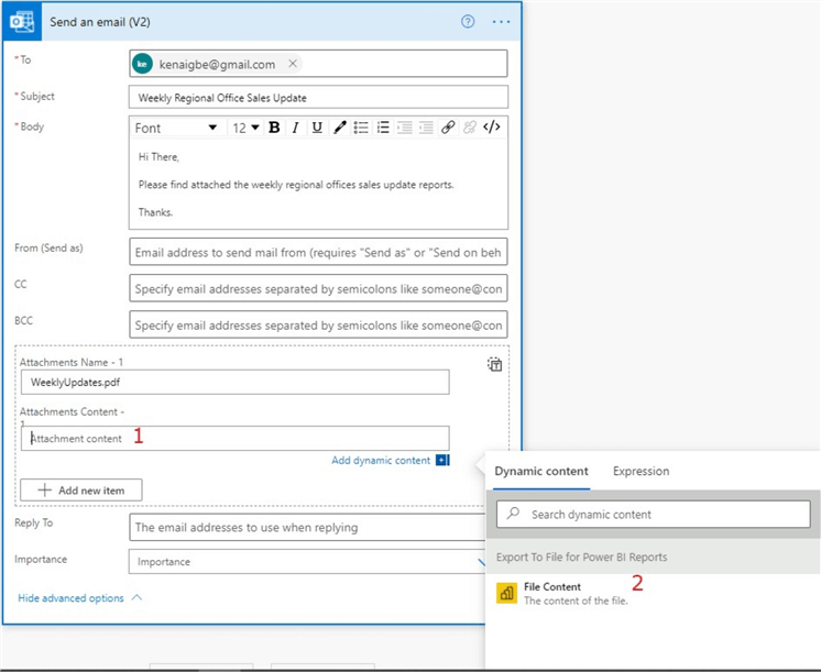 Power BI Automated Reports using Power Automate (2022)