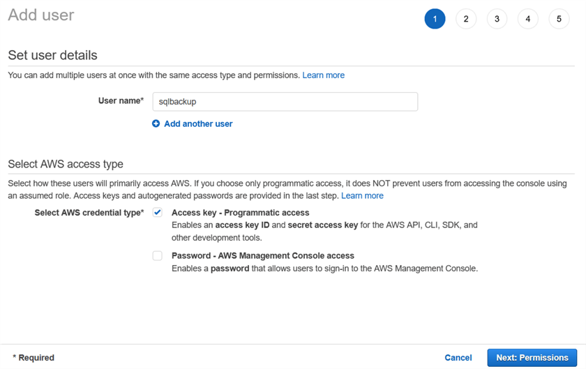 SQL Server 2022 Backup and Restore to AWS S3 storage