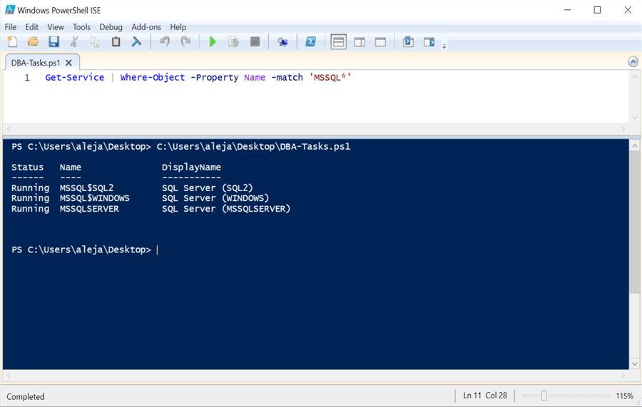 PowerShell Script for SQL Server Instance Details, Create Backup, Jobs