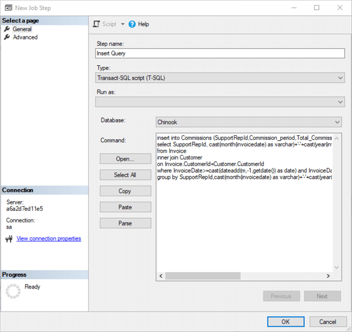 Job Scheduler in SQL Server, Oracle and PostgreSQL