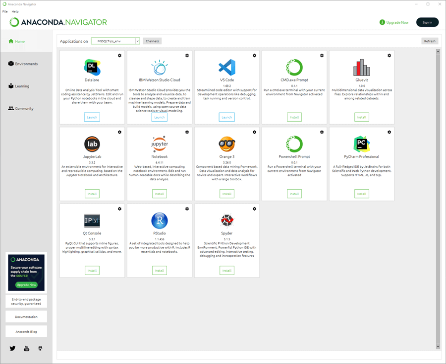Anaconda Python Installation and Package Management for Projects