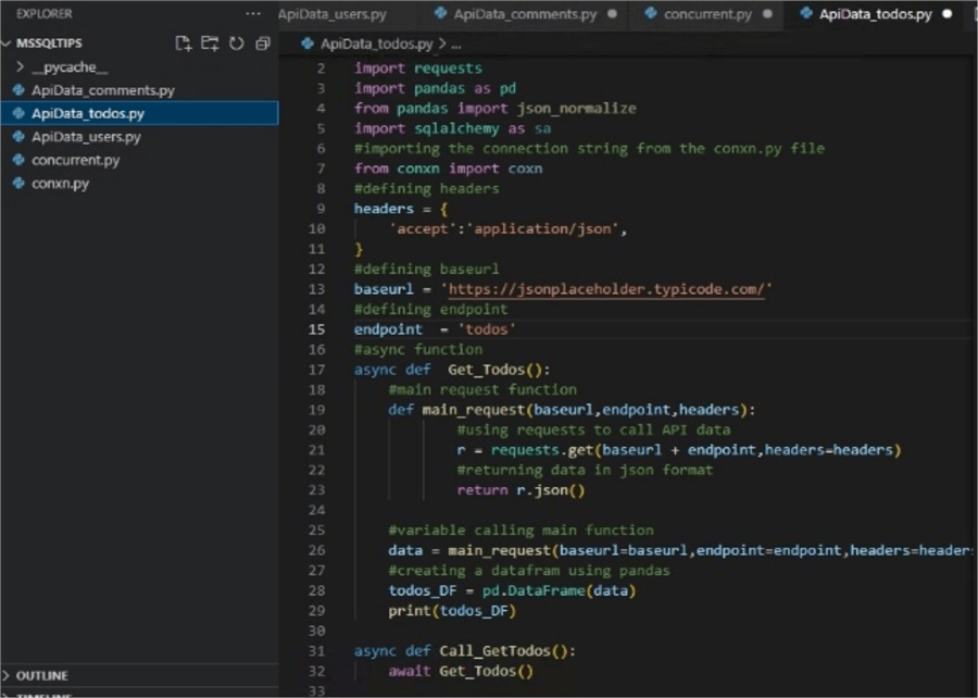 Consume Multiple APIs to Load Data Asynchronously to SQL Server
