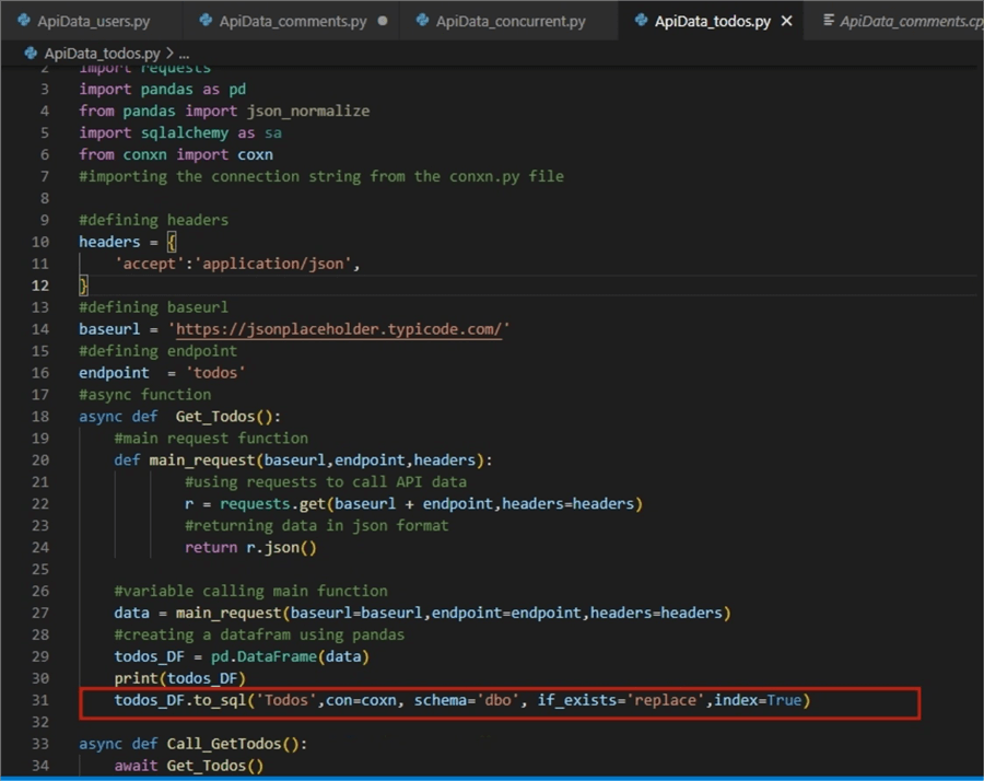Consume Multiple APIs to Load Data Asynchronously to SQL Server