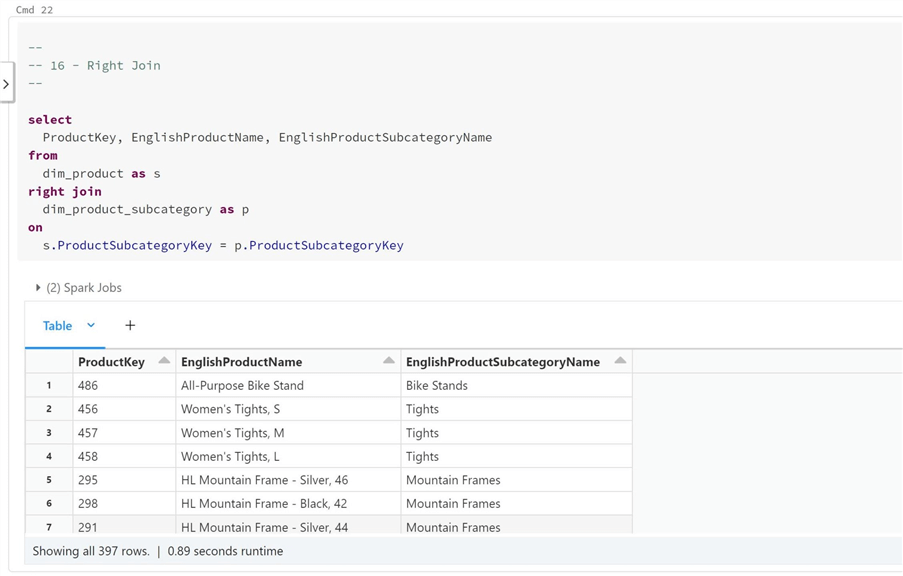 Explore Hive Tables using Spark SQL and Azure Databricks Workspace