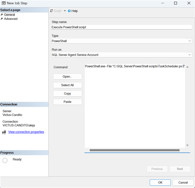 How to Run a PowerShell Script with SQL Server Agent or Task Scheduler