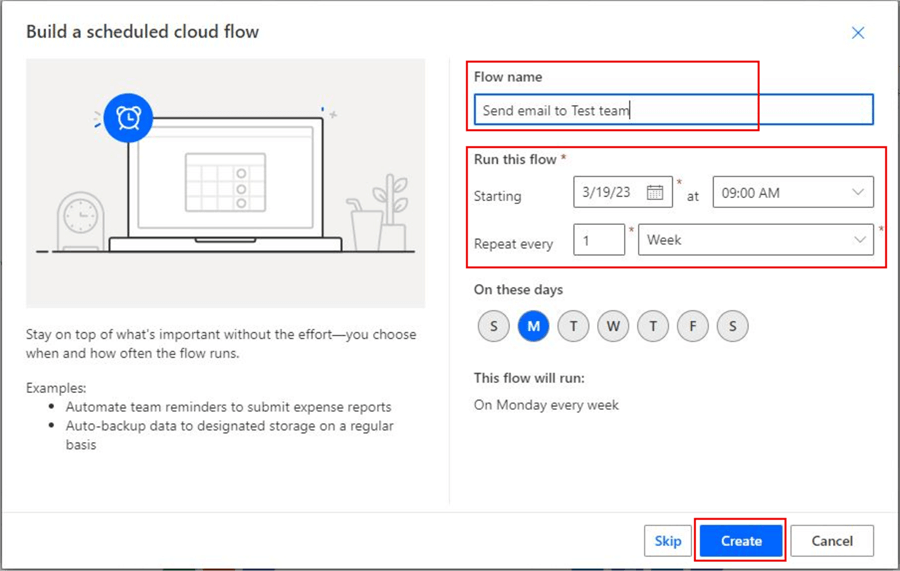 Automate Sending and Scheduling Emails using Power Automate