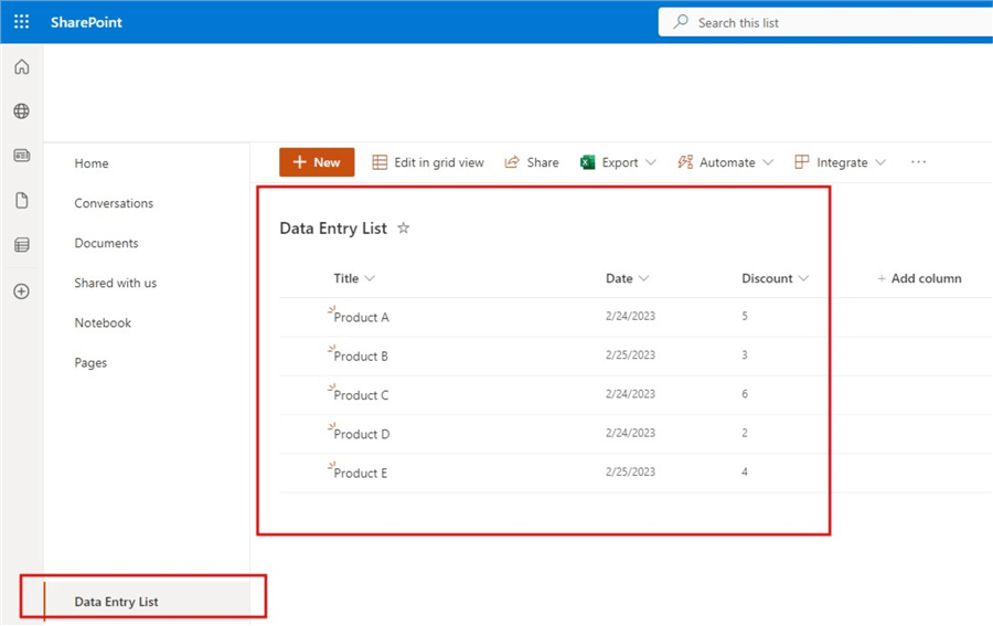 SharePoint List How to Move Data Easily