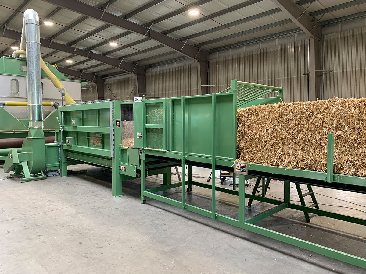 Erosion control blanket machine type EMA MSTMASCHINENBAU Twistringen