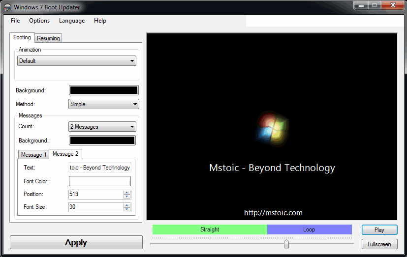 Change Windows 7 Boot Screen With Windows 7 Boot Updater Change Windows 7 Boot Screen With Windows 7 Boot Updater