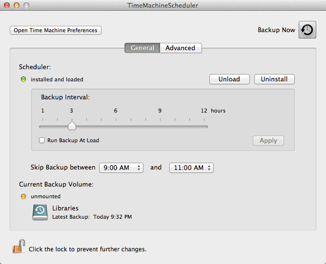 Two Ways To Change The Time Machine Schedule