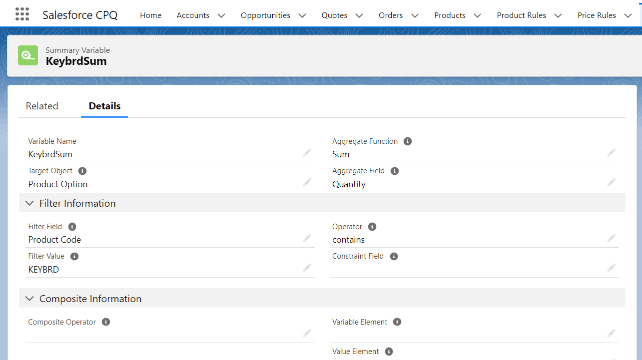 Salesforce CPQ Product Rule MST Solutions