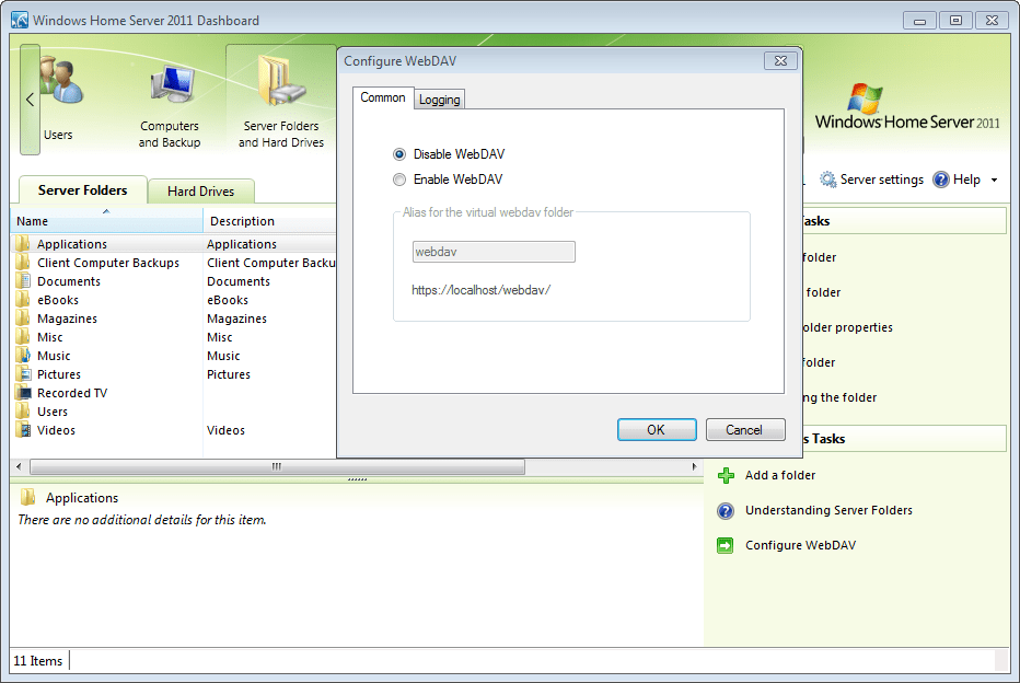 AddIn WebDAV for WHS v1.0.67