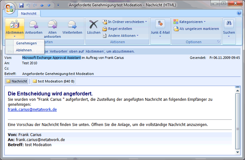 Vier Augen Prinzip Moderation
